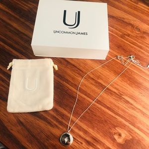 Uncommon James sunburst necklace in silver.